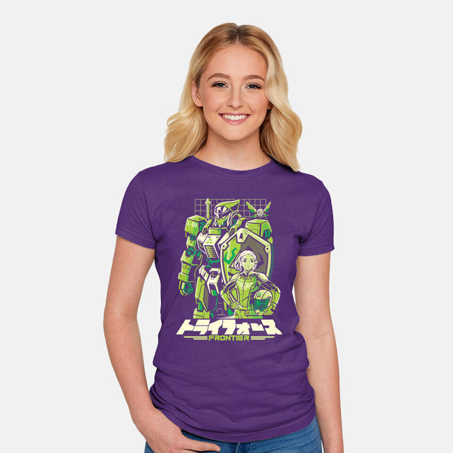 Triad Frontier-Womens-Fitted-Tee-arace
