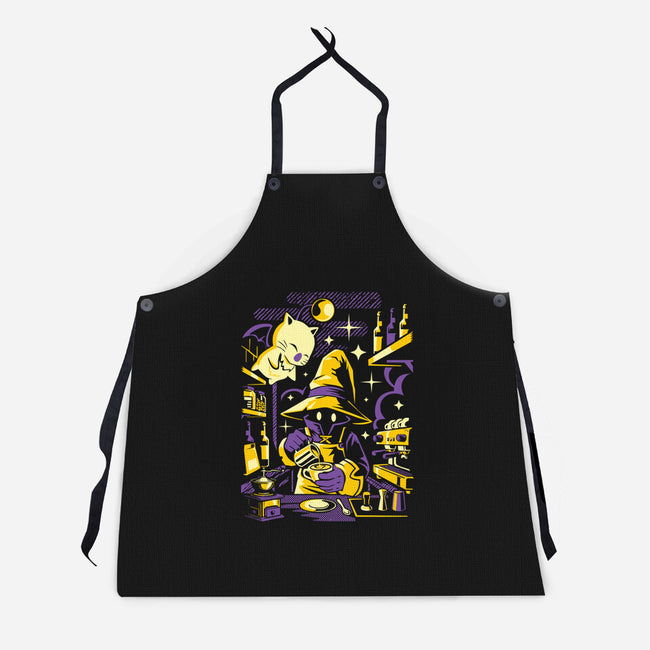 Mage Latte-Unisex-Kitchen-Apron-arace
