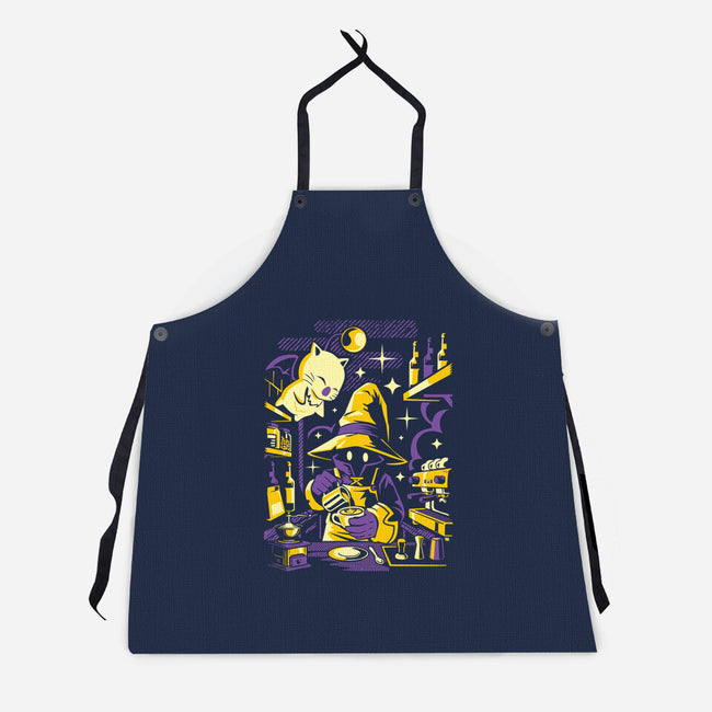 Mage Latte-Unisex-Kitchen-Apron-arace