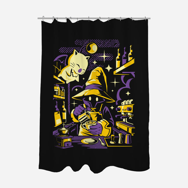 Mage Latte-None-Polyester-Shower Curtain-arace