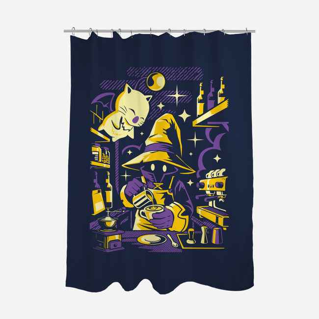 Mage Latte-None-Polyester-Shower Curtain-arace