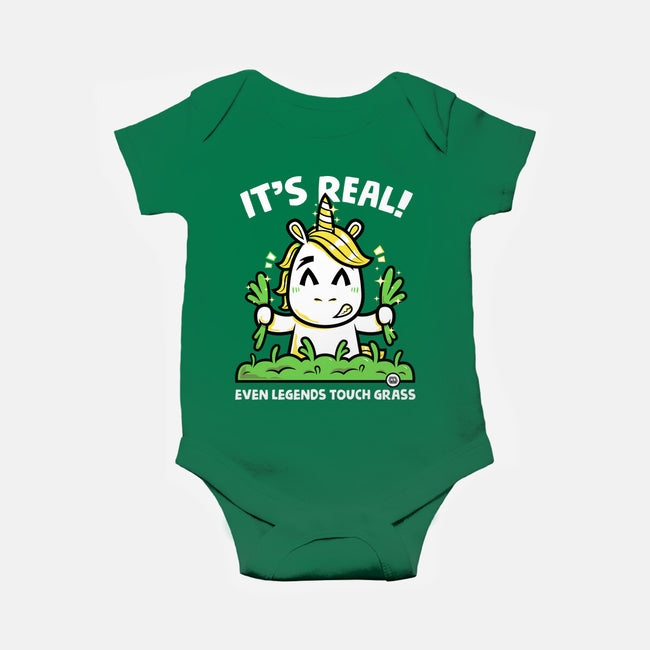 Even Legends Touch Grass-Baby-Basic-Onesie-krisren28
