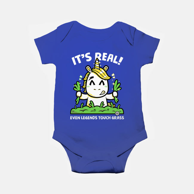 Even Legends Touch Grass-Baby-Basic-Onesie-krisren28