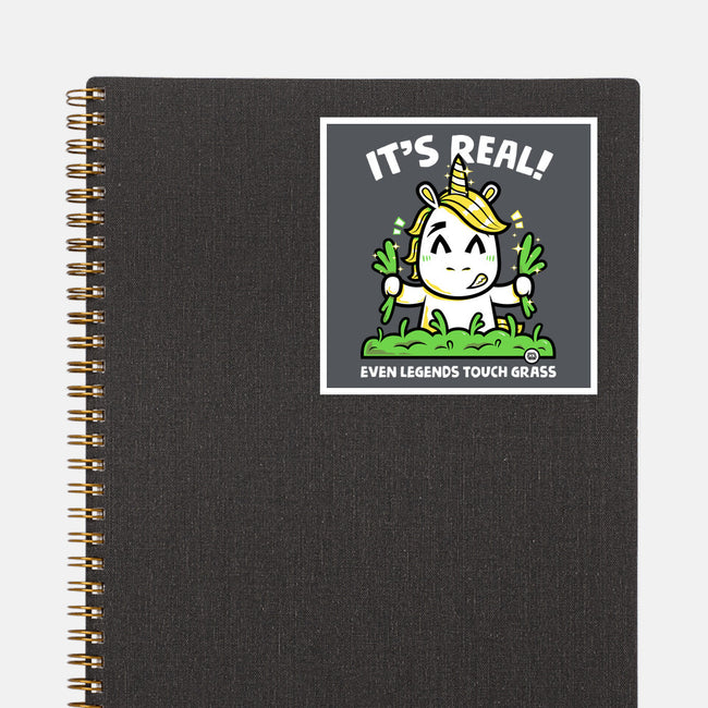 Even Legends Touch Grass-None-Glossy-Sticker-krisren28