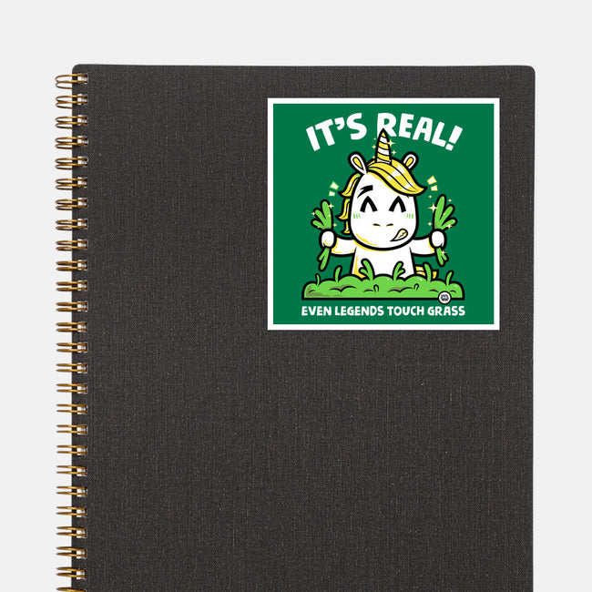Even Legends Touch Grass-None-Glossy-Sticker-krisren28