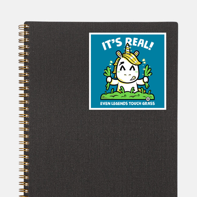 Even Legends Touch Grass-None-Glossy-Sticker-krisren28