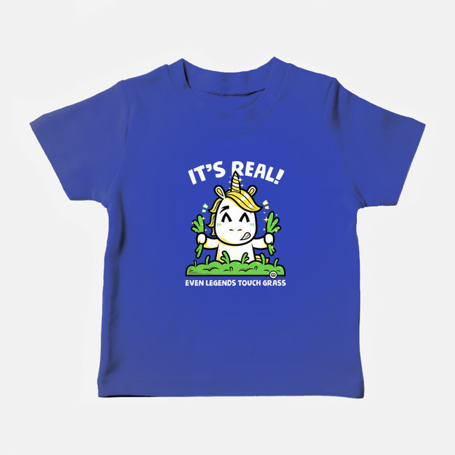Even Legends Touch Grass-Baby-Basic-Tee-krisren28