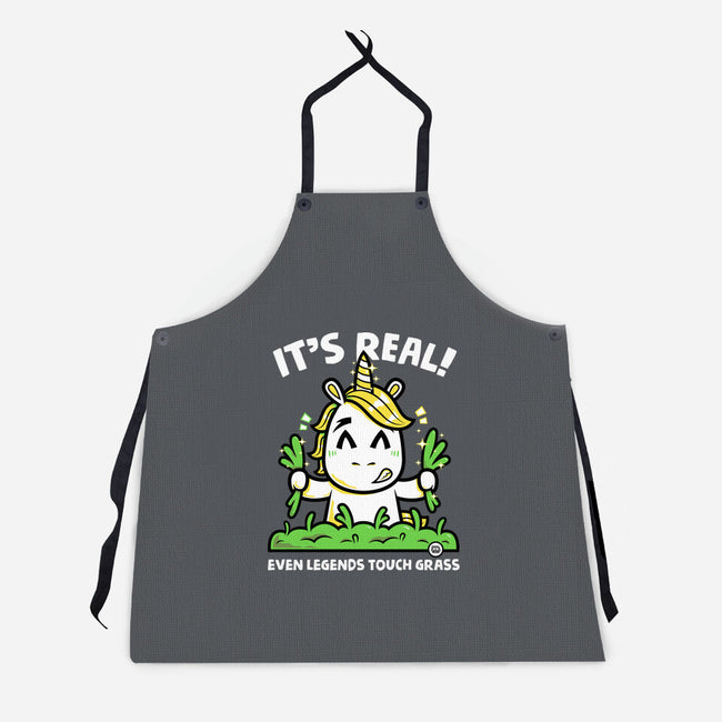 Even Legends Touch Grass-Unisex-Kitchen-Apron-krisren28