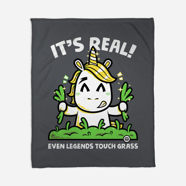 Even Legends Touch Grass-None-Fleece-Blanket-krisren28