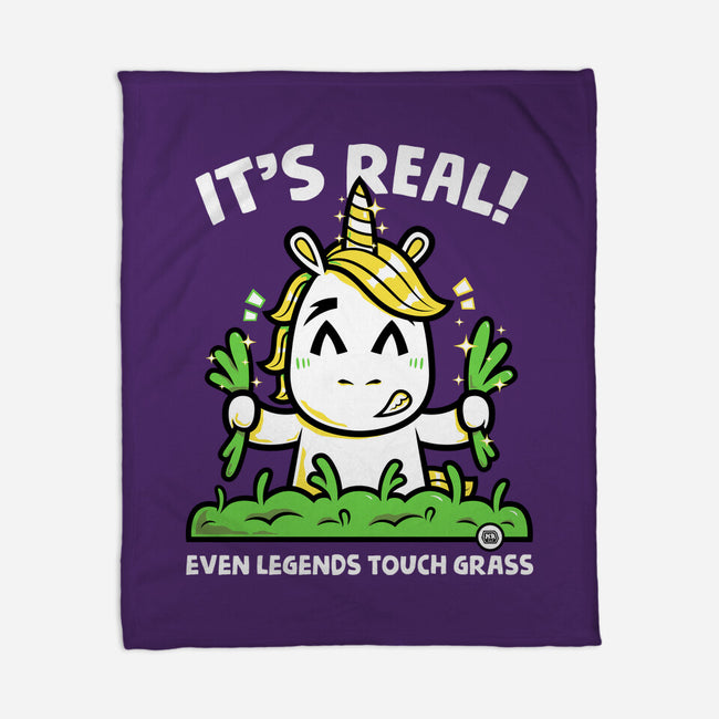 Even Legends Touch Grass-None-Fleece-Blanket-krisren28