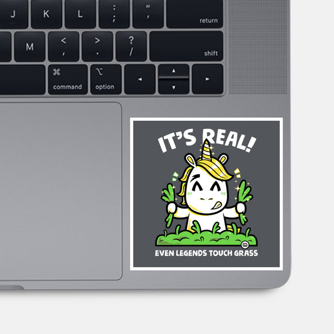 Even Legends Touch Grass-None-Glossy-Sticker-krisren28