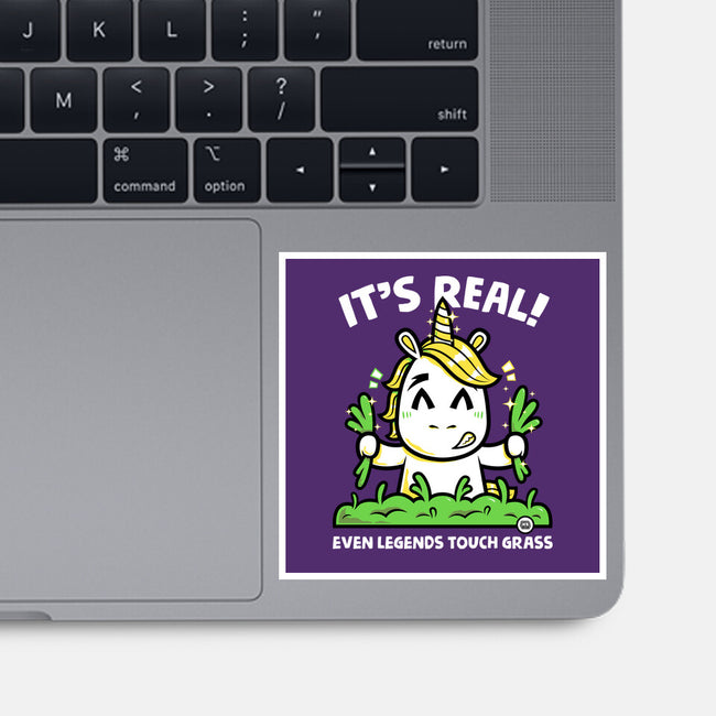 Even Legends Touch Grass-None-Glossy-Sticker-krisren28