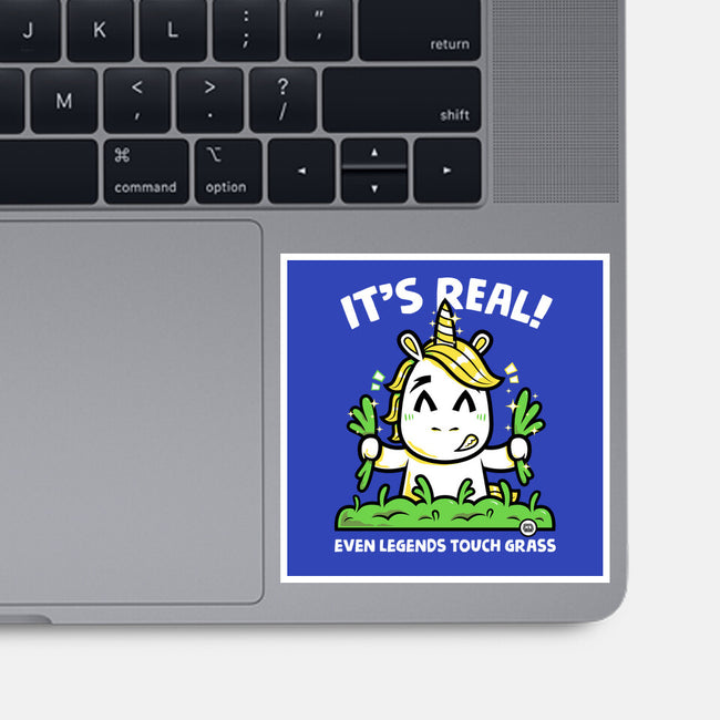 Even Legends Touch Grass-None-Glossy-Sticker-krisren28