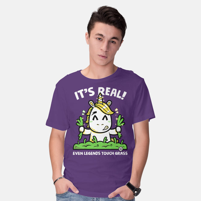 Even Legends Touch Grass-Mens-Basic-Tee-krisren28