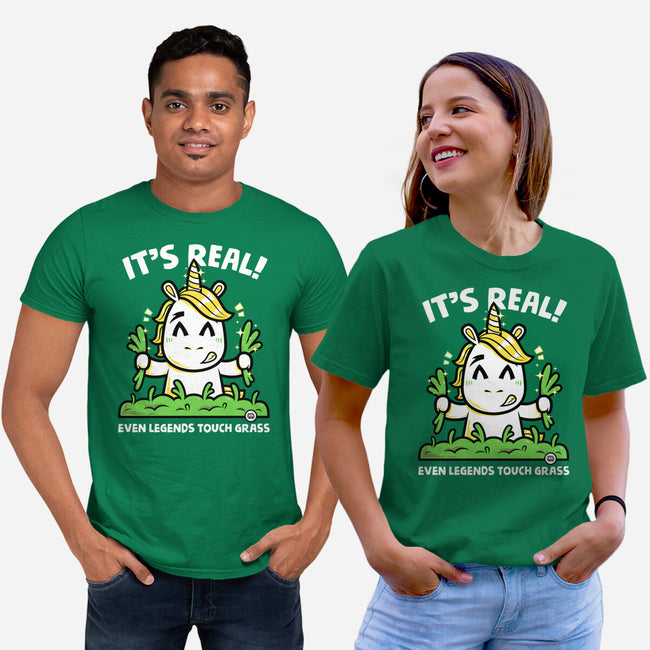 Even Legends Touch Grass-Unisex-Basic-Tee-krisren28