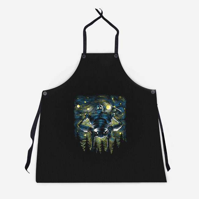 Starry Giant-Unisex-Kitchen-Apron-zascanauta