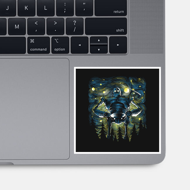 Starry Giant-None-Glossy-Sticker-zascanauta