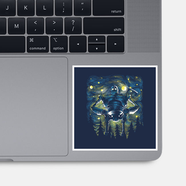 Starry Giant-None-Glossy-Sticker-zascanauta