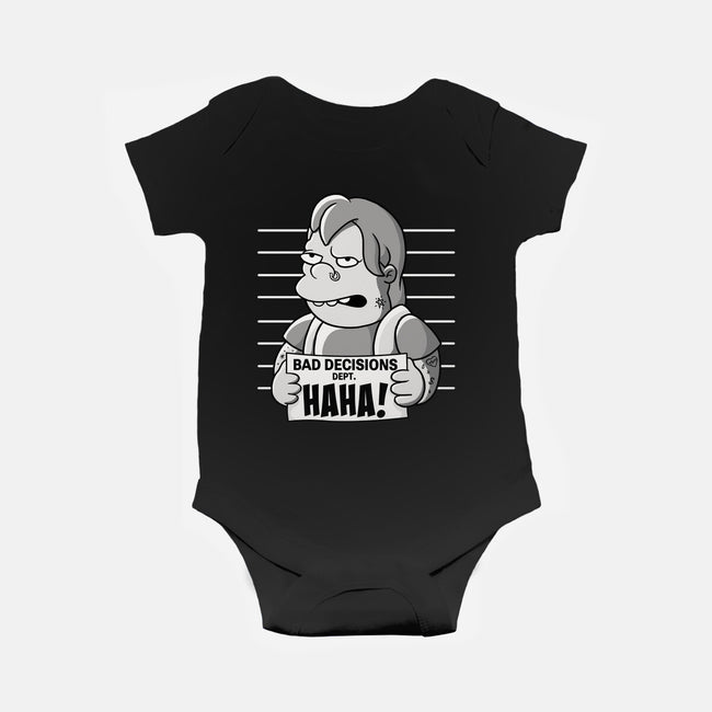 Bad Decisions Dept-Baby-Basic-Onesie-leepianti