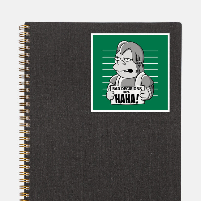 Bad Decisions Dept-None-Glossy-Sticker-leepianti