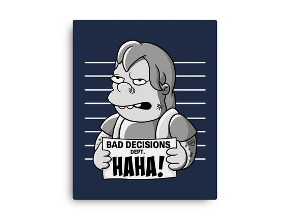 Bad Decisions Dept
