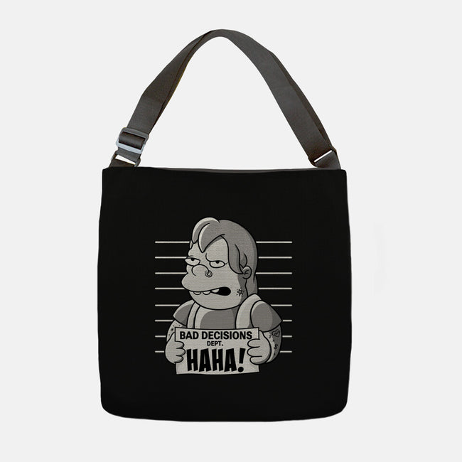 Bad Decisions Dept-None-Adjustable Tote-Bag-leepianti