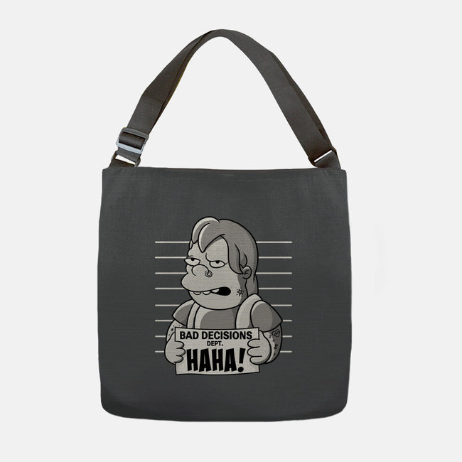 Bad Decisions Dept-None-Adjustable Tote-Bag-leepianti