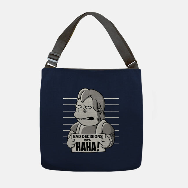 Bad Decisions Dept-None-Adjustable Tote-Bag-leepianti