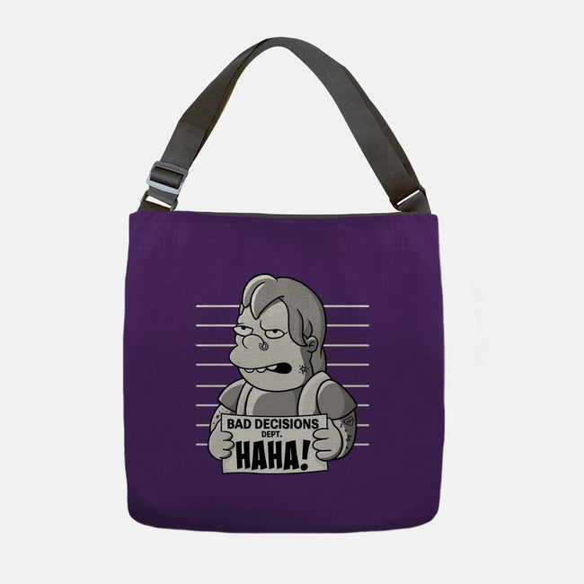 Bad Decisions Dept-None-Adjustable Tote-Bag-leepianti