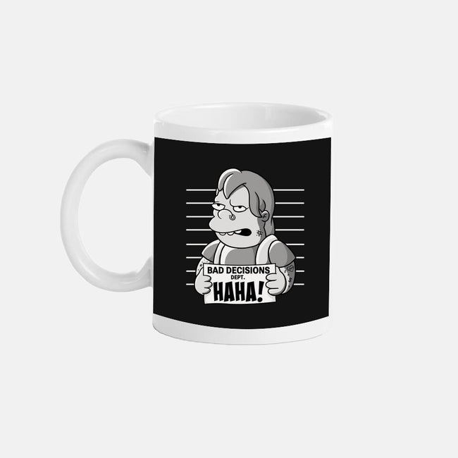Bad Decisions Dept-None-Mug-Drinkware-leepianti