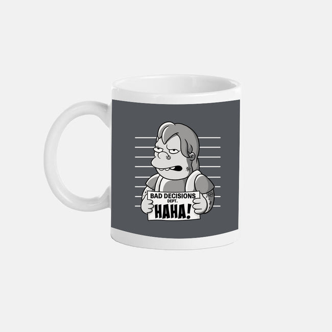 Bad Decisions Dept-None-Mug-Drinkware-leepianti