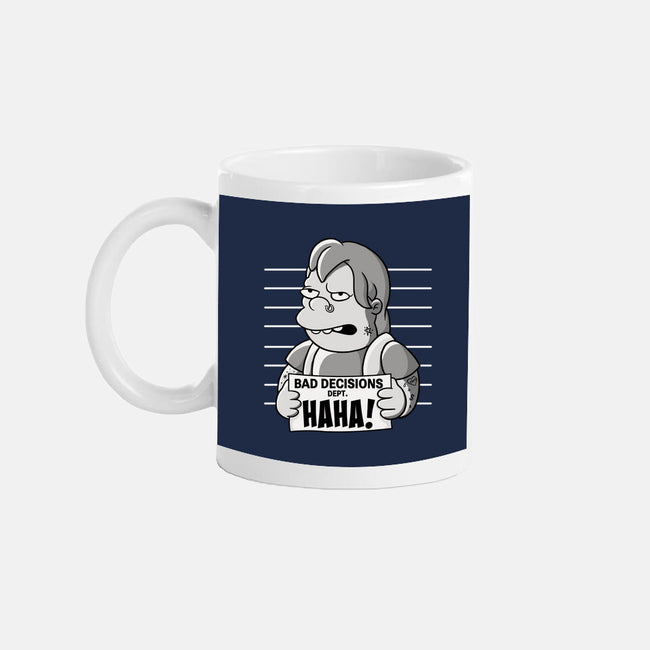 Bad Decisions Dept-None-Mug-Drinkware-leepianti