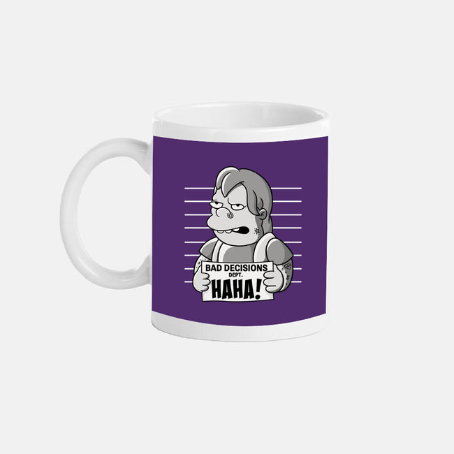 Bad Decisions Dept-None-Mug-Drinkware-leepianti