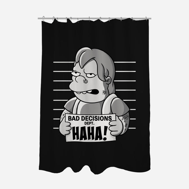 Bad Decisions Dept-None-Polyester-Shower Curtain-leepianti