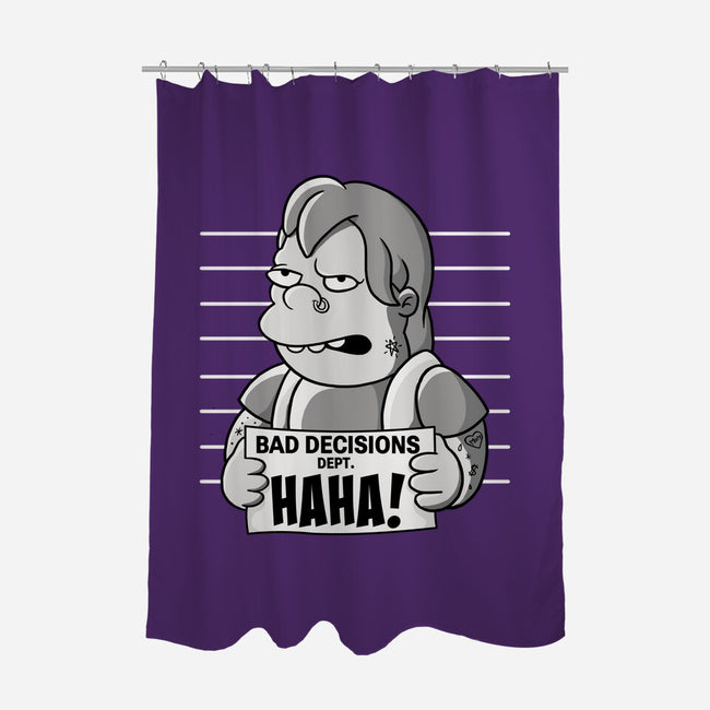 Bad Decisions Dept-None-Polyester-Shower Curtain-leepianti