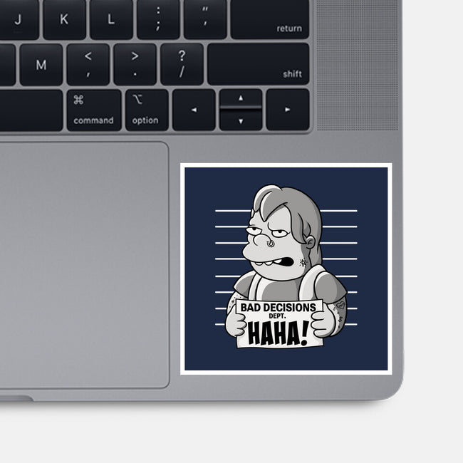 Bad Decisions Dept-None-Glossy-Sticker-leepianti