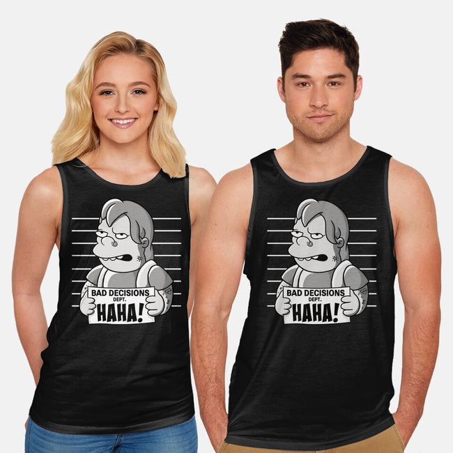 Bad Decisions Dept-Unisex-Basic-Tank-leepianti