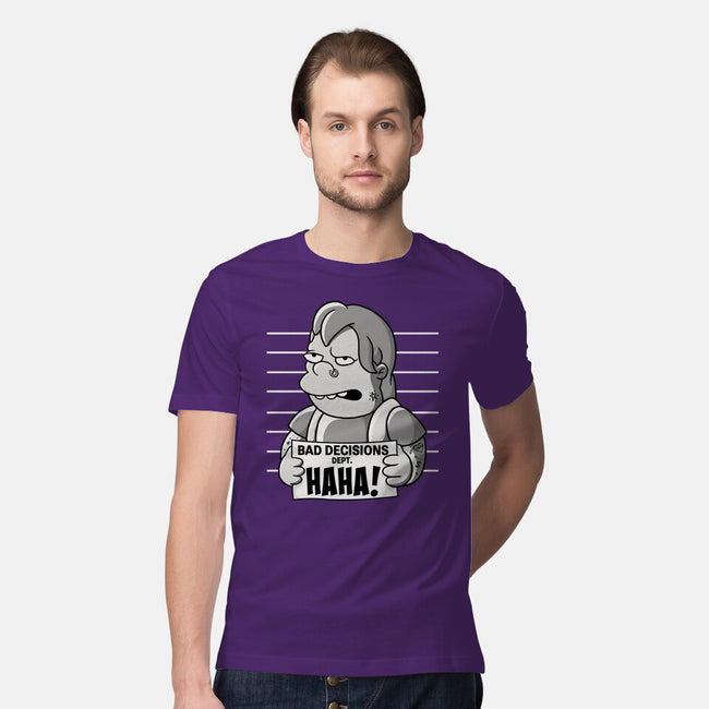 Bad Decisions Dept-Mens-Premium-Tee-leepianti