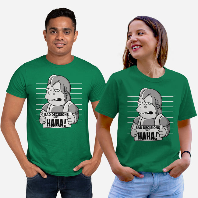 Bad Decisions Dept-Unisex-Basic-Tee-leepianti