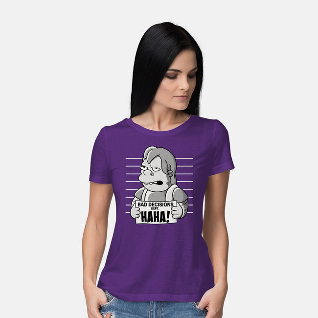 Bad Decisions Dept-Womens-Basic-Tee-leepianti