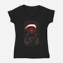 Death Maul-Womens-V-Neck-Tee-pigboom