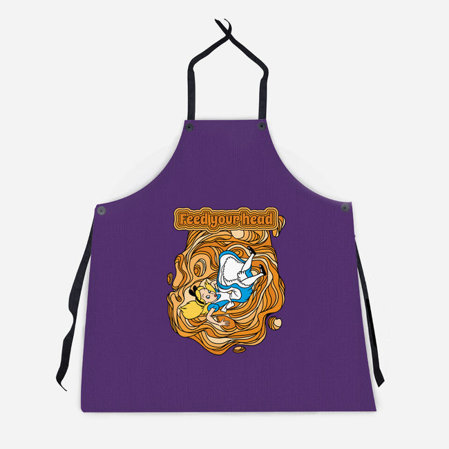 Feed Your Head-Unisex-Kitchen-Apron-imisko