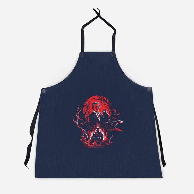 Gothic Horror-Unisex-Kitchen-Apron-zascanauta