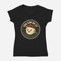 Emotional Support Espresso Shot-Womens-V-Neck-Tee-tobefonseca