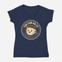 Emotional Support Espresso Shot-Womens-V-Neck-Tee-tobefonseca