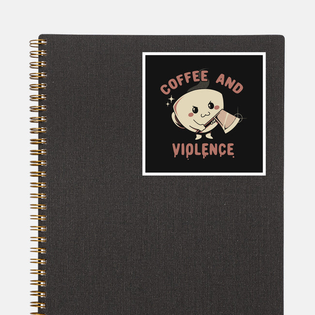 Coffee And Violence-None-Glossy-Sticker-tobefonseca