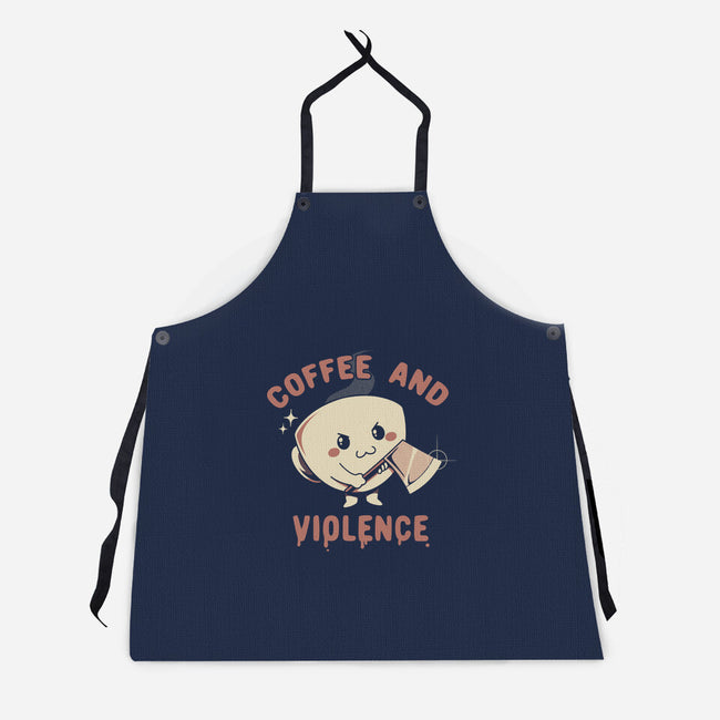 Coffee And Violence-Unisex-Kitchen-Apron-tobefonseca