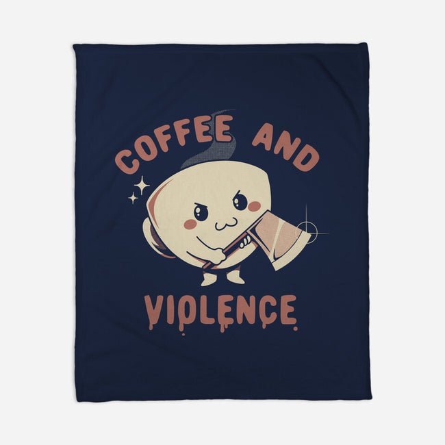 Coffee And Violence-None-Fleece-Blanket-tobefonseca