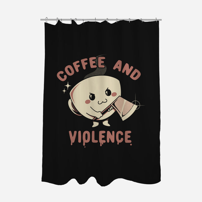 Coffee And Violence-None-Polyester-Shower Curtain-tobefonseca