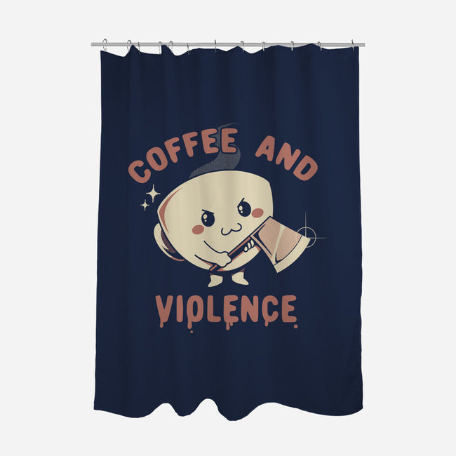 Coffee And Violence-None-Polyester-Shower Curtain-tobefonseca